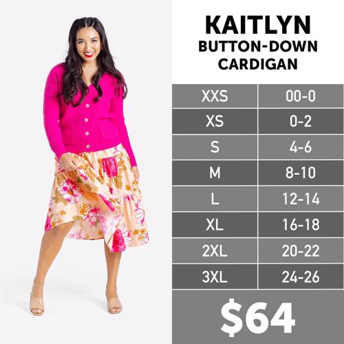 Kaitlyn Size Chart